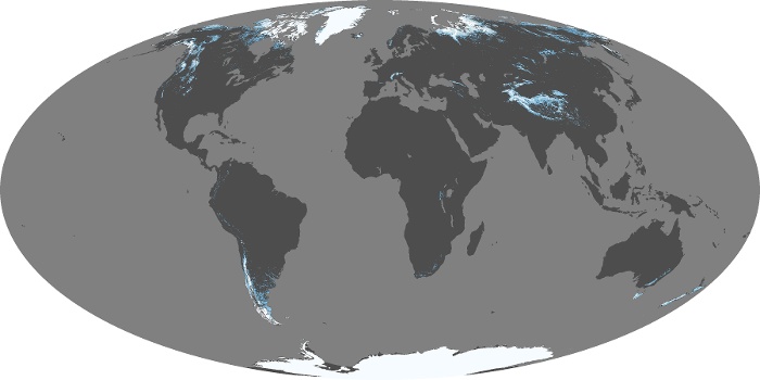 Global Map Snow Cover Image 292