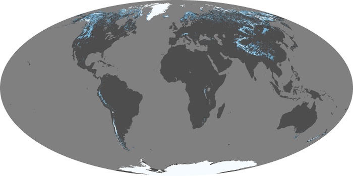 Global Map Snow Cover Image 295