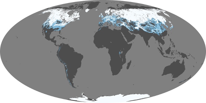 Global Map Snow Cover Image 299