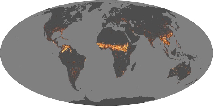 Global Map Fire Image 84