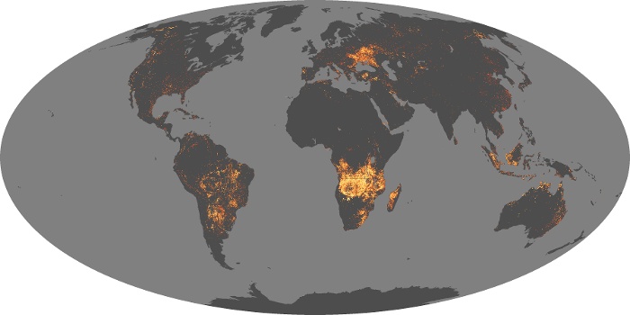 Global Map Fire Image 86