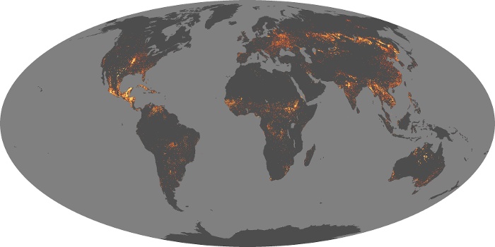 Global Map Fire Image 134