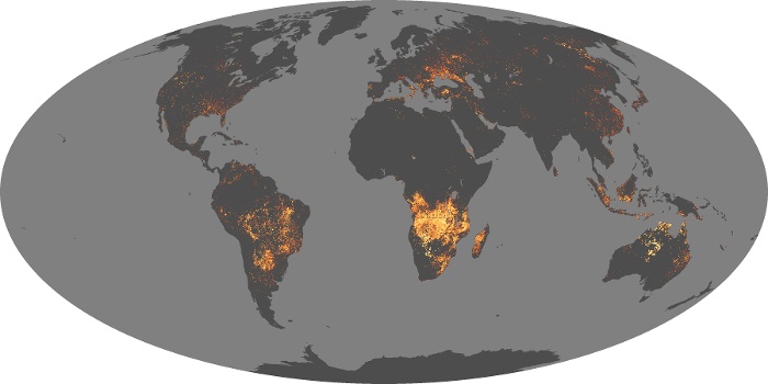 Global Map Fire Image 110