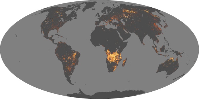 Global Map Fire Image 91