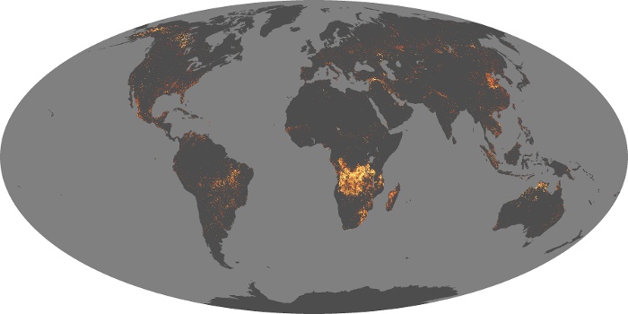 Global Map Fire Image 156