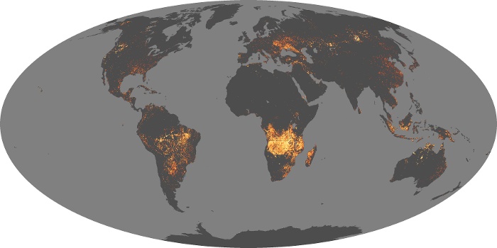 Global Map Fire Image 158
