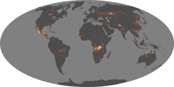 Global Map Fire Image 207