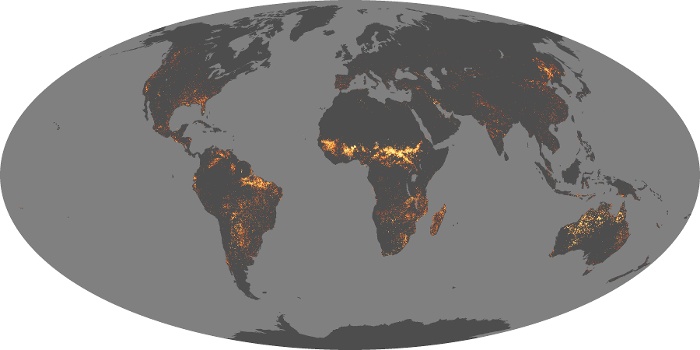 Global Map Fire Image 185