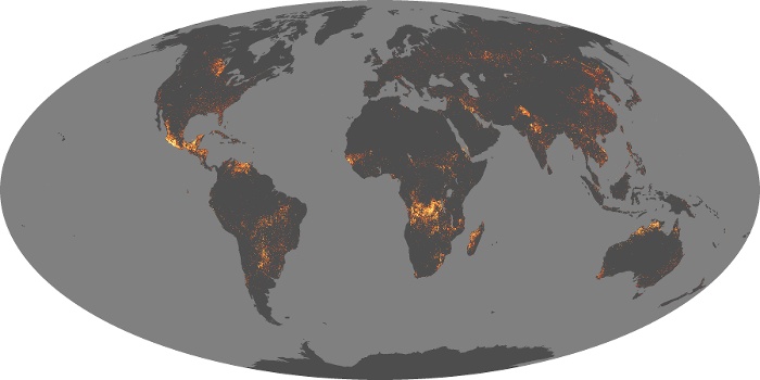 Global Map Fire Image 215