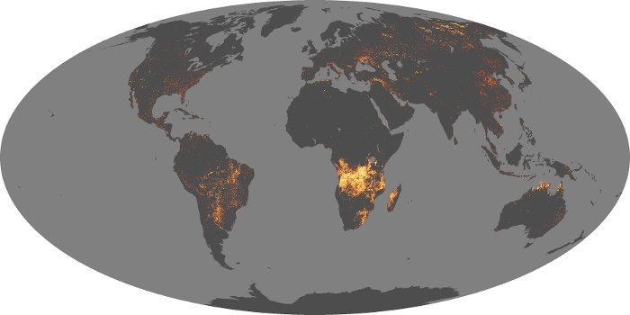 Global Map Fire Image 245