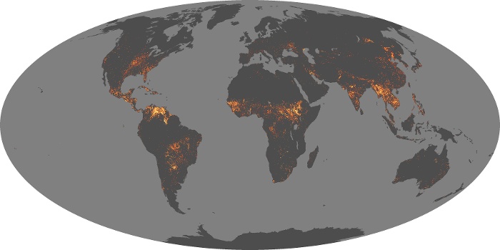 Global Map Fire Image 289