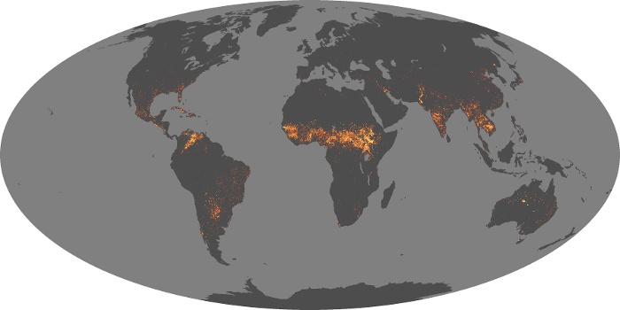 Global Map Fire Image 300