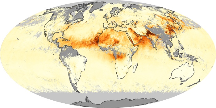 Global Map Aerosol Optical Depth Image 4