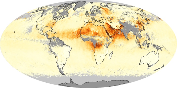 Global Map Aerosol Optical Depth Image 5