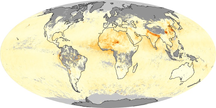 Global Map Aerosol Optical Depth Image 9