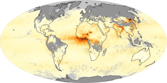 Global Map Aerosol Optical Depth Image 11