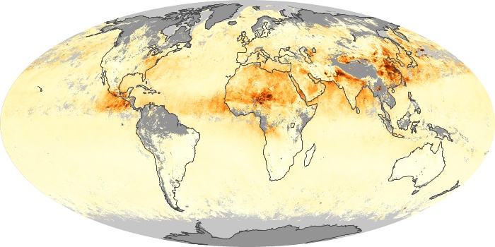 Global Map Aerosol Optical Depth Image 15