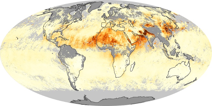 Global Map Aerosol Optical Depth Image 16