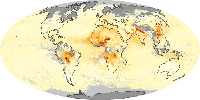 Global Map Aerosol Optical Depth Image 20