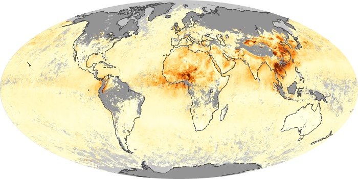 Global Map Aerosol Optical Depth Image 25