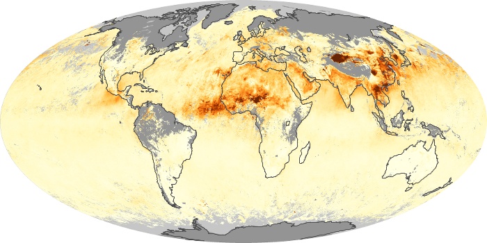 Global Map Aerosol Optical Depth Image 26