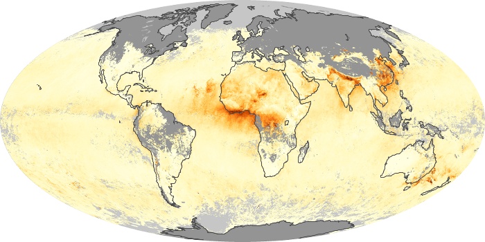 Global Map Aerosol Optical Depth Image 35