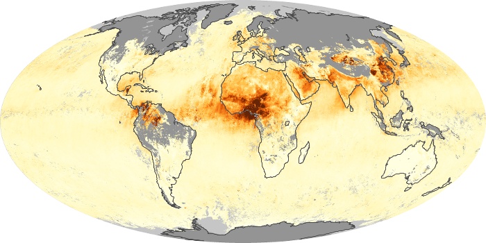 Global Map Aerosol Optical Depth Image 37