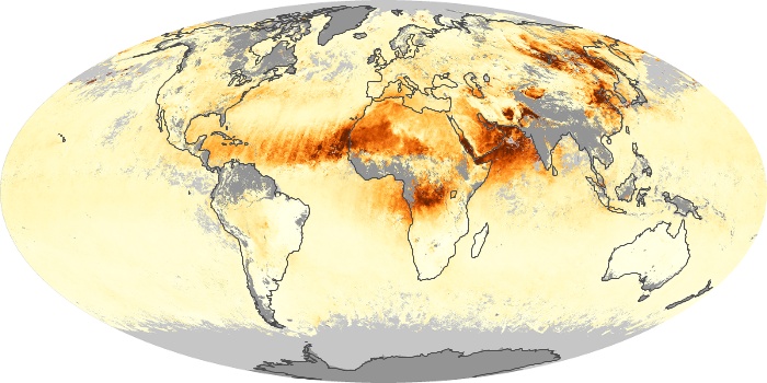 Global Map Aerosol Optical Depth Image 14