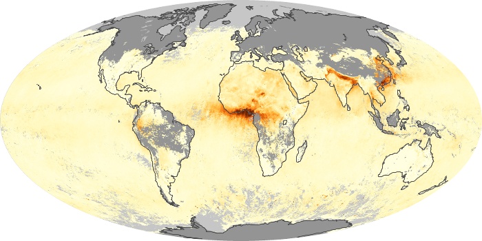 Global Map Aerosol Optical Depth Image 20