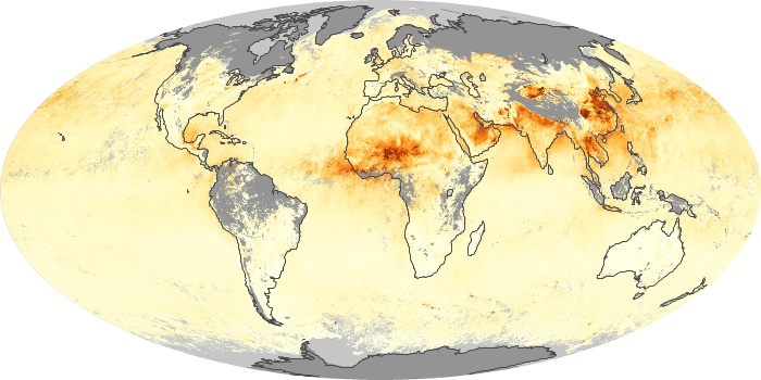 Global Map Aerosol Optical Depth Image 23