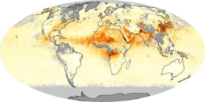 Global Map Aerosol Optical Depth Image 37