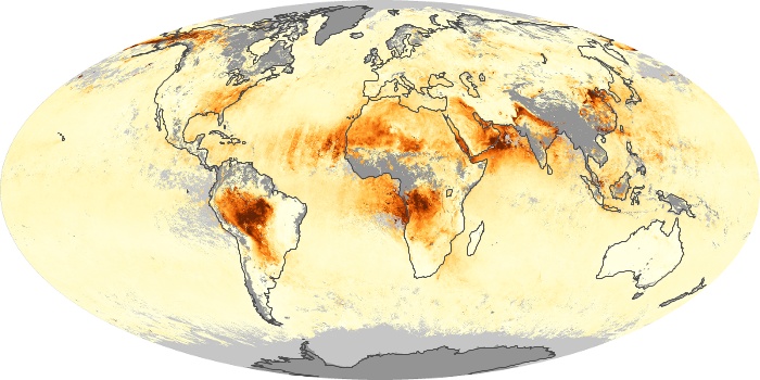 Global Map Aerosol Optical Depth Image 66