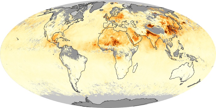 Global Map Aerosol Optical Depth Image 48