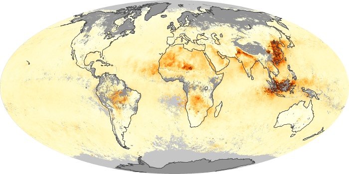 Global Map Aerosol Optical Depth Image 22