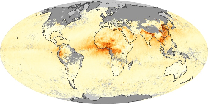 Global Map Aerosol Optical Depth Image 56