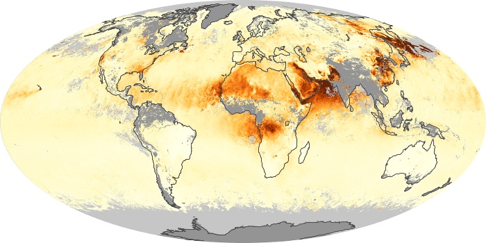 Global Map Aerosol Optical Depth Image 25