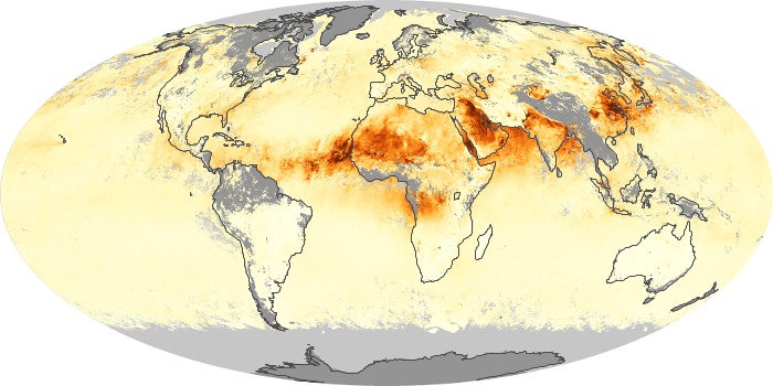 Global Map Aerosol Optical Depth Image 54