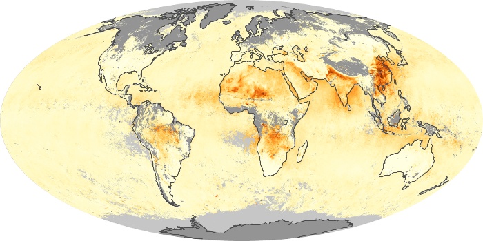 Global Map Aerosol Optical Depth Image 116