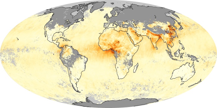 Global Map Aerosol Optical Depth Image 62