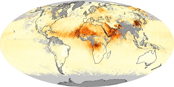 Global Map Aerosol Optical Depth Image 67