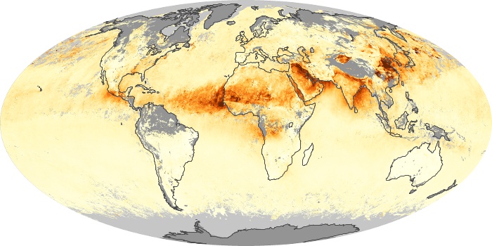 Global Map Aerosol Optical Depth Image 89