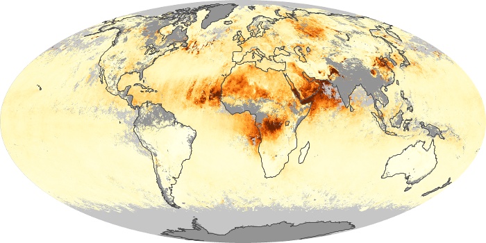 Global Map Aerosol Optical Depth Image 161