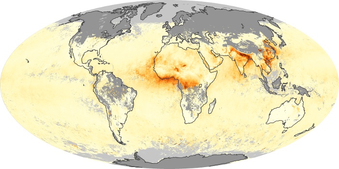 Global Map Aerosol Optical Depth Image 108