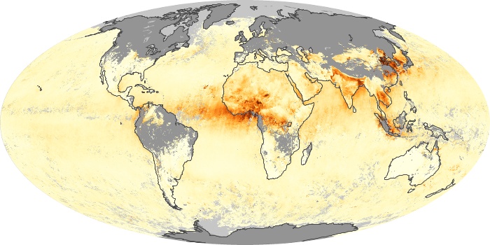 Global Map Aerosol Optical Depth Image 140