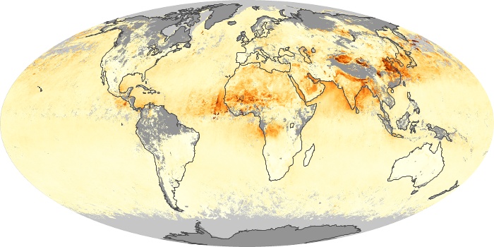 Global Map Aerosol Optical Depth Image 143