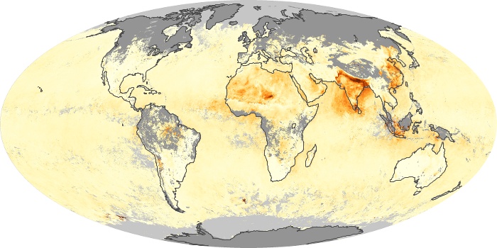 Global Map Aerosol Optical Depth Image 149