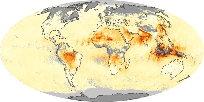 Global Map Aerosol Optical Depth Image 112