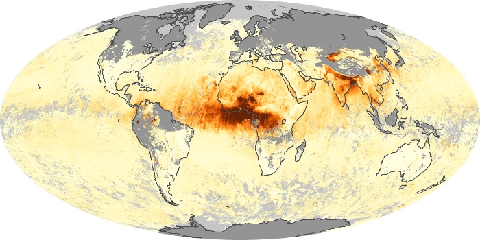 Global Map Aerosol Optical Depth Image 116