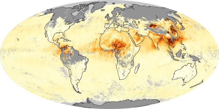 Global Map Aerosol Optical Depth Image 193