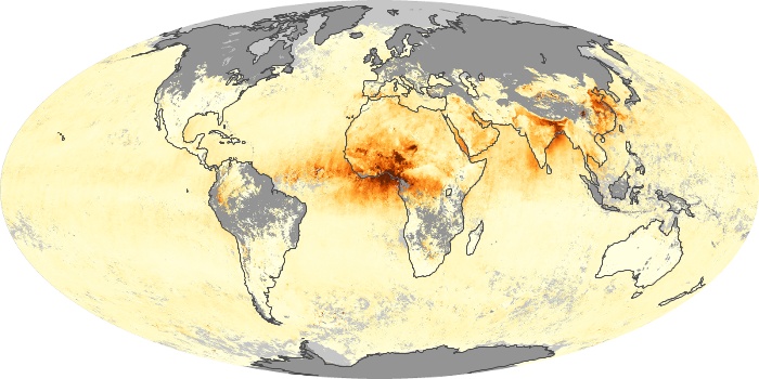 Global Map Aerosol Optical Depth Image 128